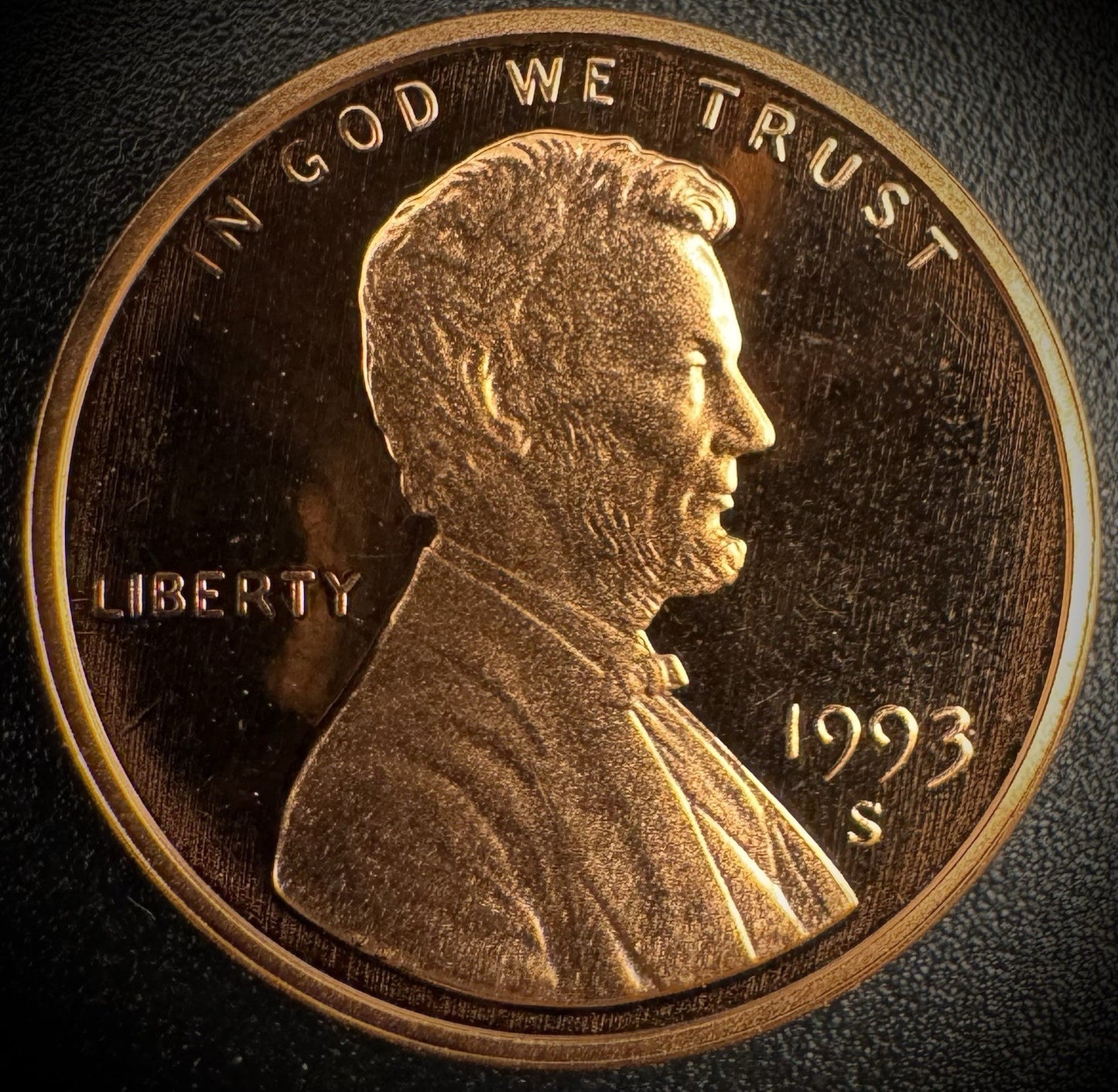 1993-S Lincoln Memorial Cent PROOF Coin Penny0