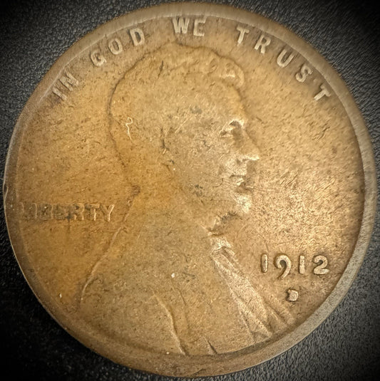 1912-D Lincoln Wheat Cent BETTER DATE #30