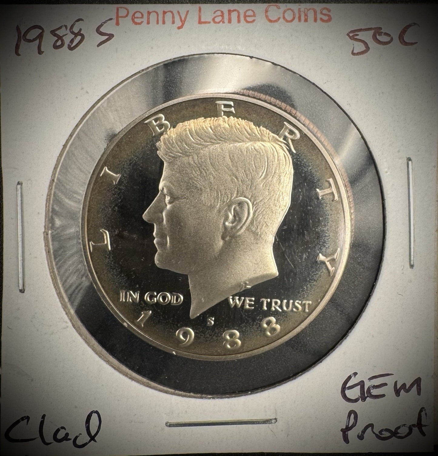 1980-1989 S Kennedy Half Dollar GEM PROOF DEEP ULTRA CAMEO Set Lot Of 10 Coins18