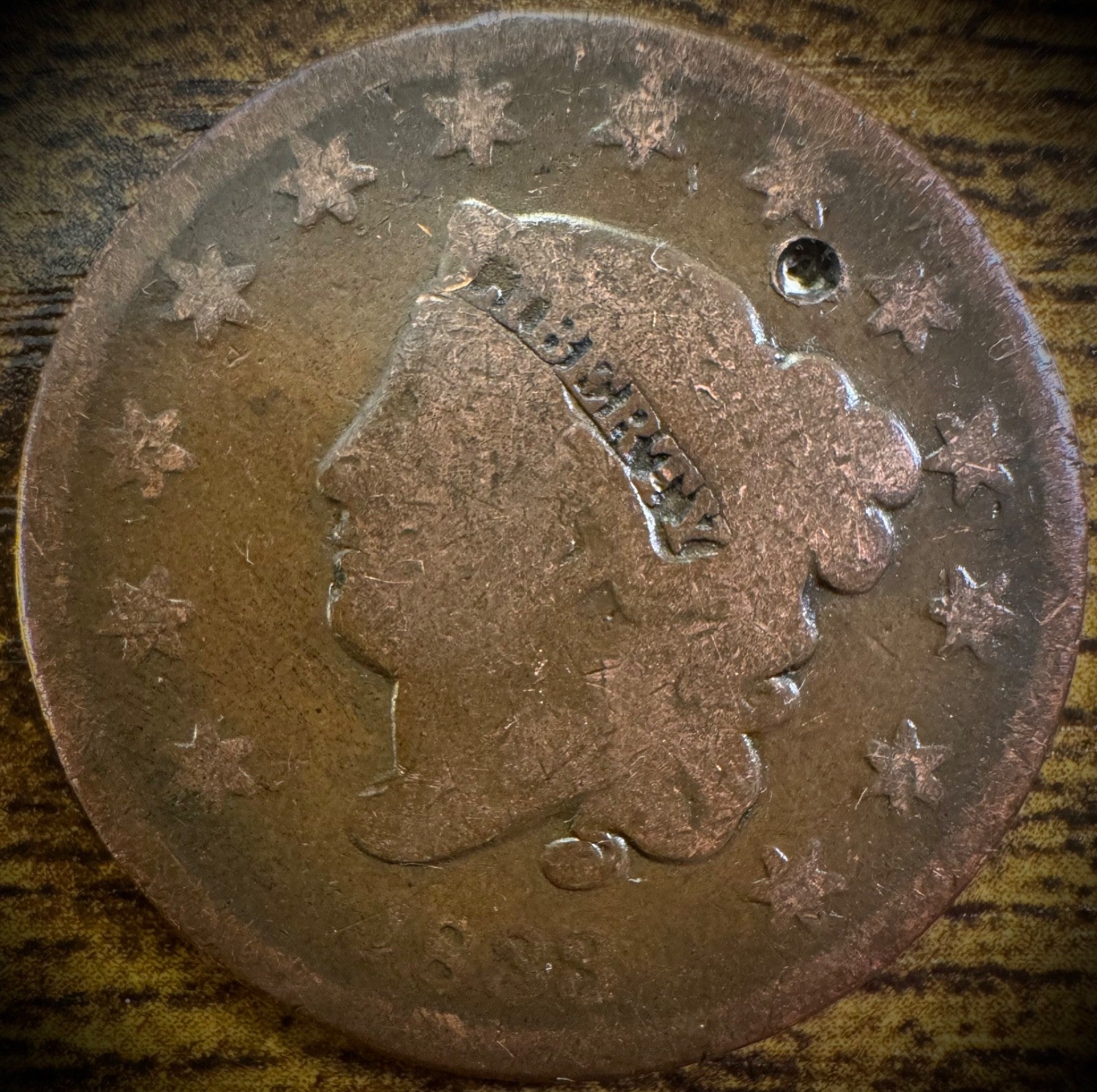 1833 Large Cent Coronet Head Matron Style0