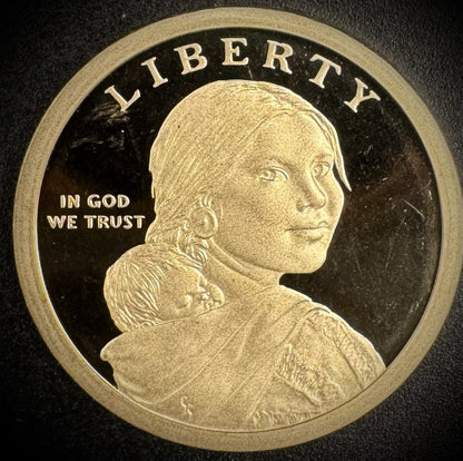 2016-S Sacagawea Dollar GEM PROOF DEEP ULTRA CAMEO Coin0