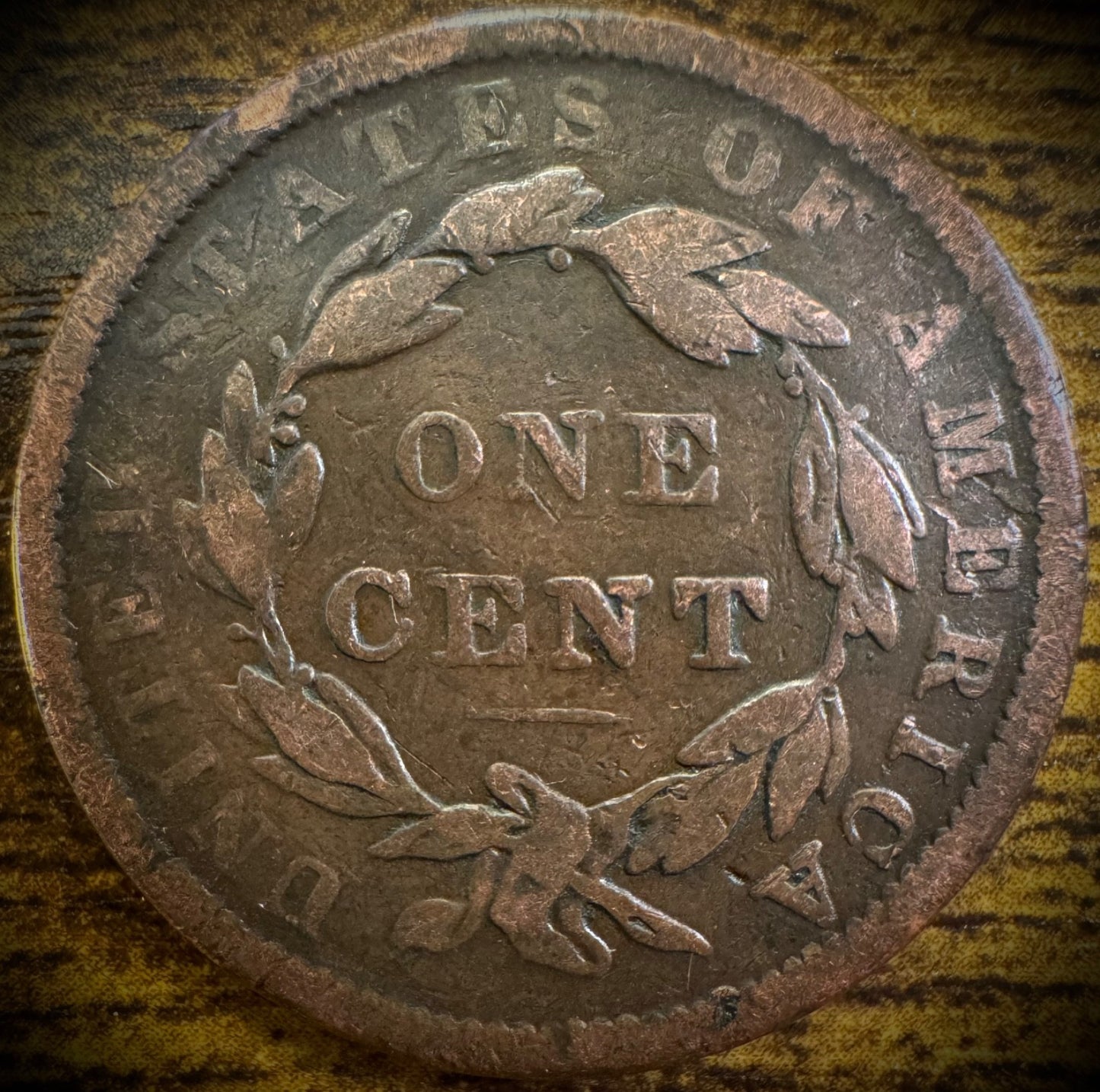 1838 Large Cent Coronet Head Matron Style #61