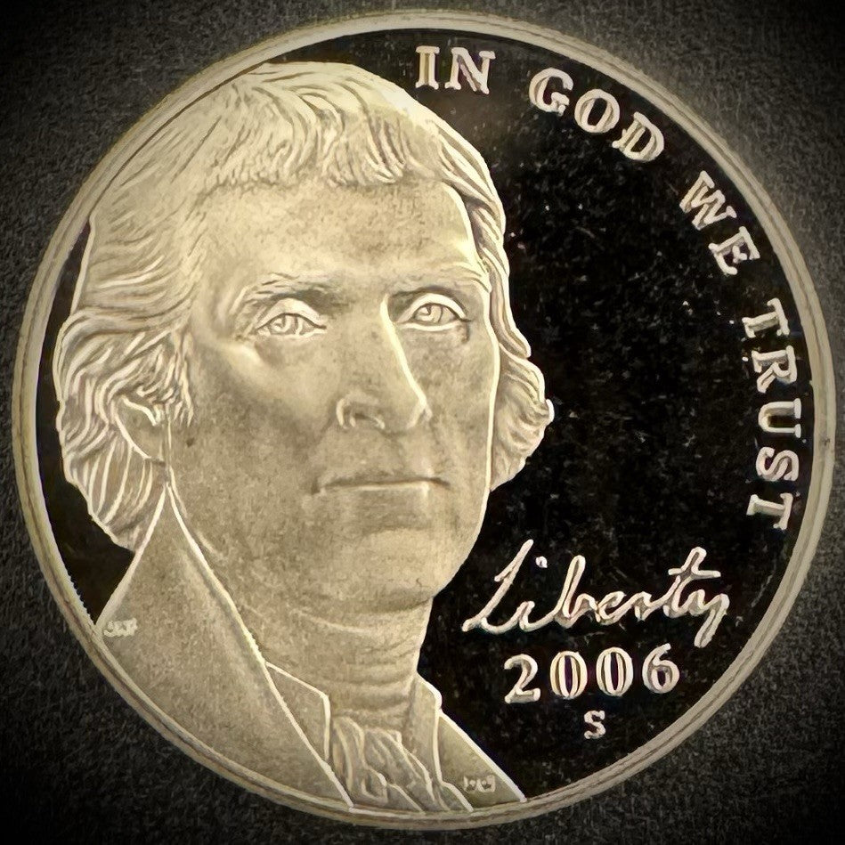 2006-S Jefferson Nickel GEM PROOF DEEP ULTRA CAMEO Coin0