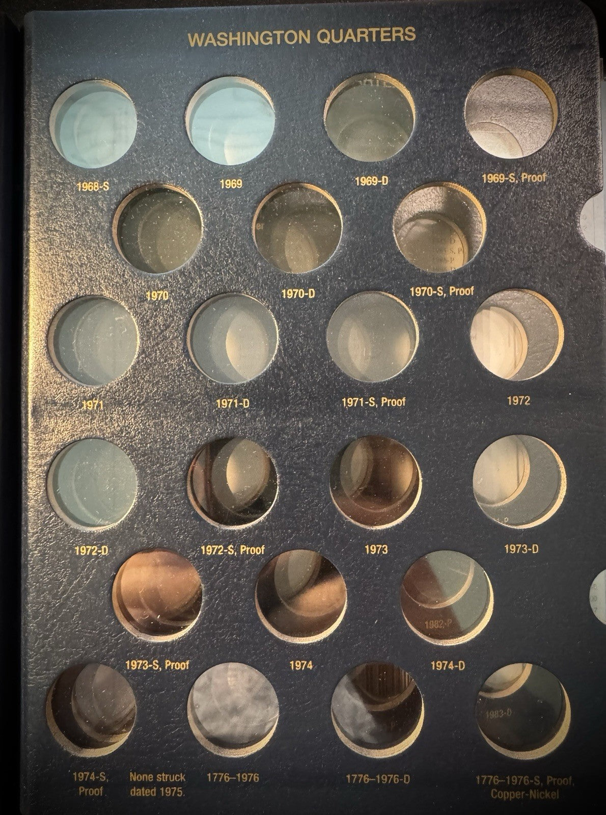 Washington Quarters 1932-1990 Whitman 9122 Gently Used Coin Album Book9
