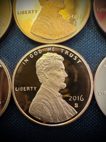 2010-2019 S Lincoln Shield Cent GEM PROOF 10 Coin CONSECUTIVE Years Lot Set11