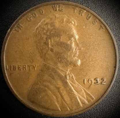 1932 Lincoln Wheat Penny Cent LOW MINTAGE #40
