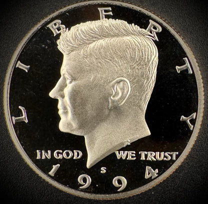 1994-S GEM PROOF Kennedy Half Dollar Clad 50C DEEP ULTRA CAMEO0