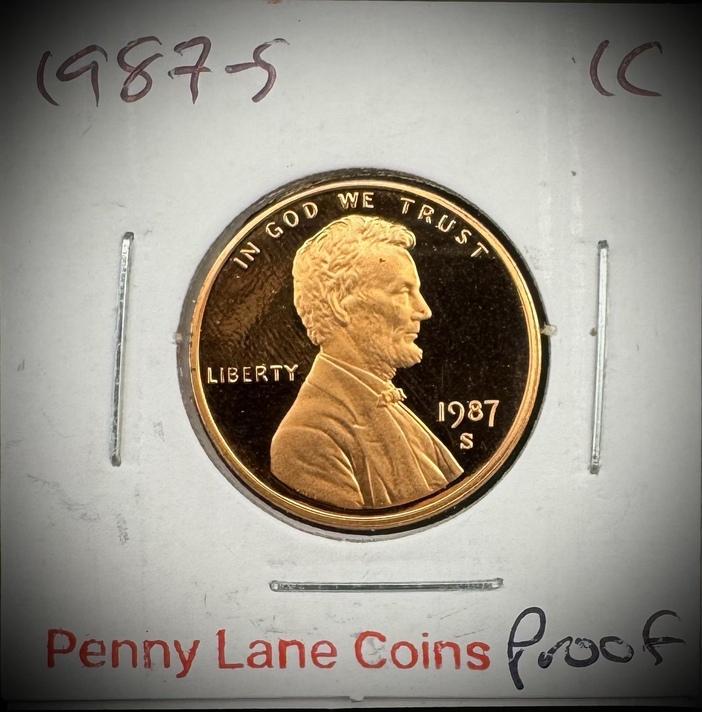 1980-1989 Lincoln Memorial Gem PROOF Cent 10 Coin Set15