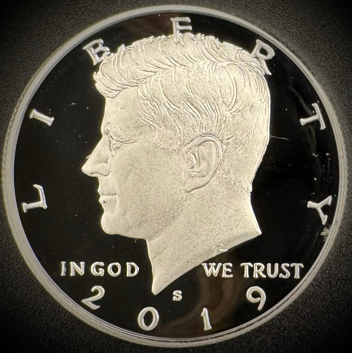 2019-S GEM PROOF Kennedy Half Dollar SILVER 50C DEEP ULTRA CAMEO0