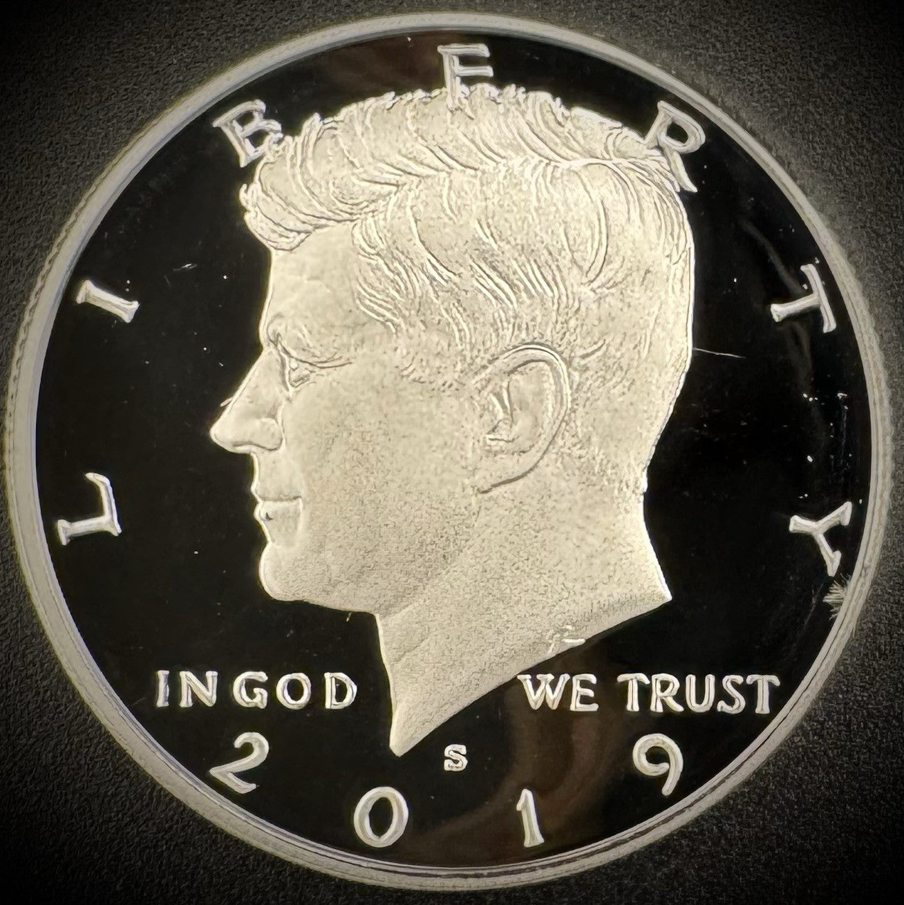 2019-S GEM PROOF Kennedy Half Dollar SILVER 50C DEEP ULTRA CAMEO0