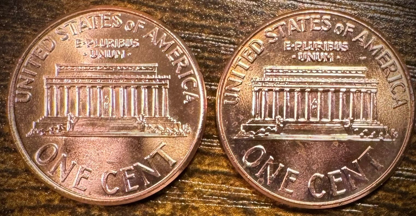 2006 P & D Lincoln Memorial Cent BU 2 Coin Set From Original Rolls1