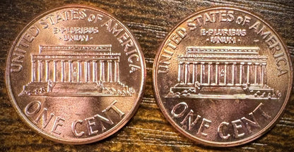 2006 P & D Lincoln Memorial Cent BU 2 Coin Set From Original Rolls1