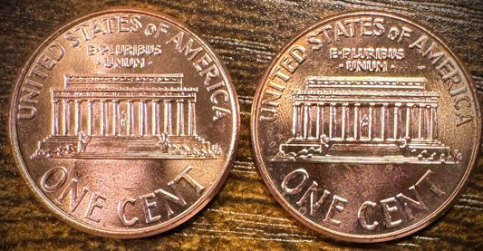 2006 P & D Lincoln Memorial Cent BU 2 Coin Set From Original Rolls1