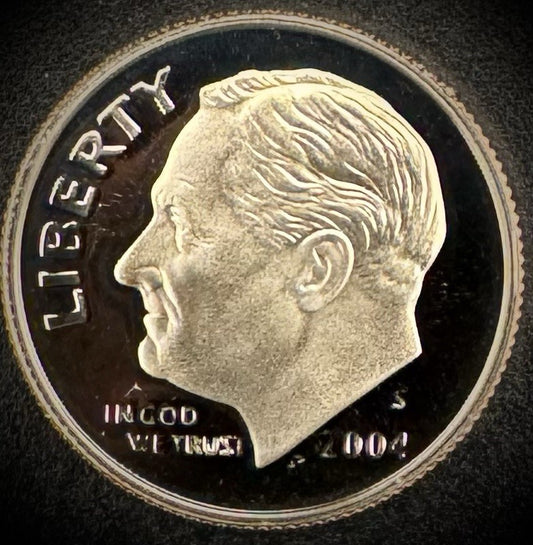2003-S GEM PROOF Roosevelt Dime 10C Clad DEEP CAMEO Coin0