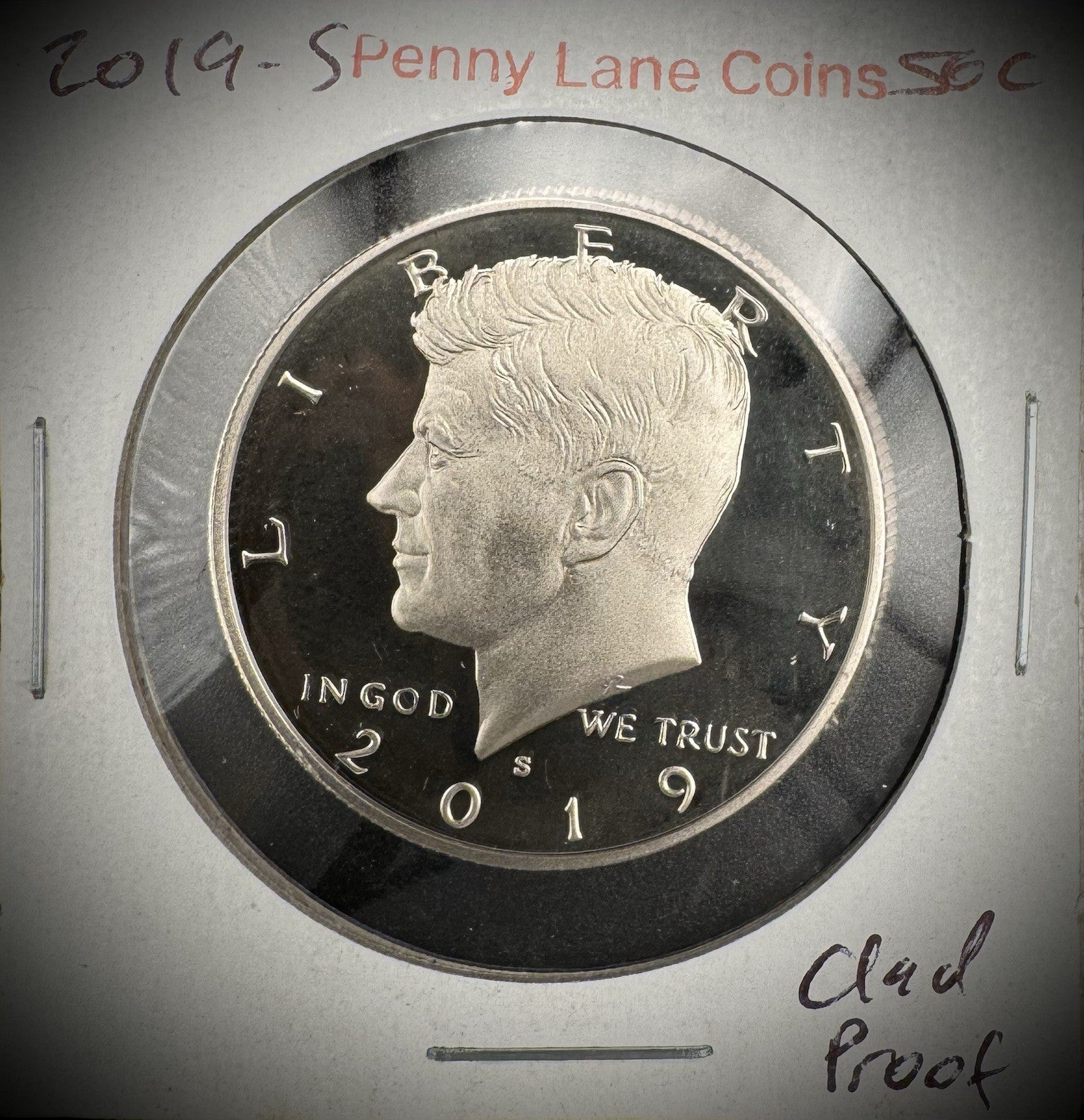 2019-S GEM PROOF Kennedy Half Dollar Clad 50C DEEP ULTRA CAMEO0