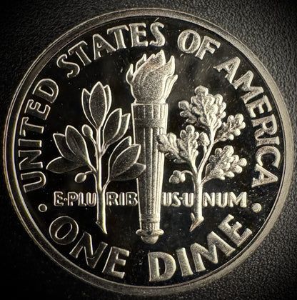 1988-S PROOF Roosevelt Dime 10C Clad DEEP CAMEO Coin From US Mint Proof Set1