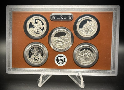 2012-S ATB Quarter GEM PROOF Clad 5 Coin Set w 2012 US Mint Box and COA1