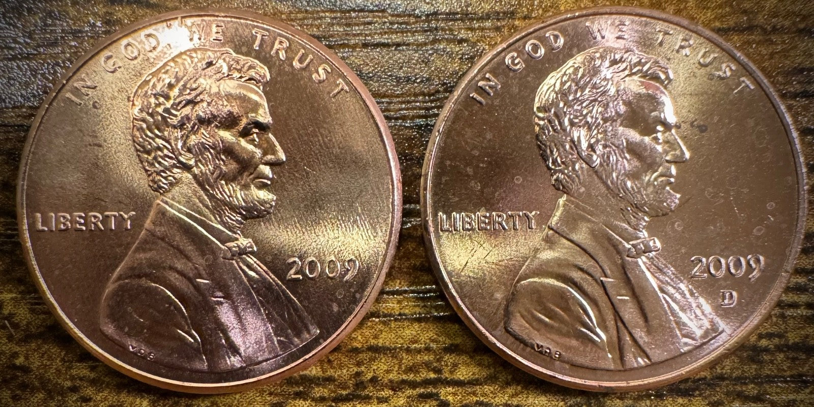 2009 Lincoln Cent Birthplace LP1 P D Uncirculated BU 2 Coins From US Mint Rolls1