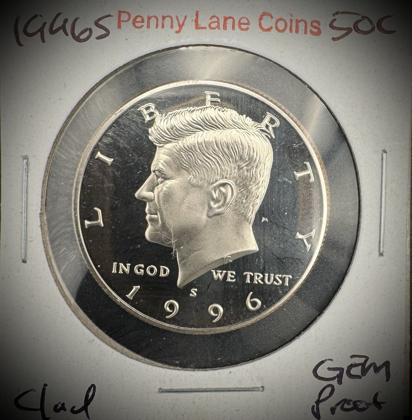 1990-1999 S Kennedy Half Dollar GEM PROOF DEEP ULTRA CAMEO Set Lot Of 10 Coins14