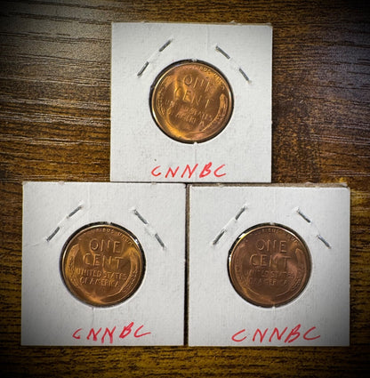 Lincoln Wheat Cent 1945-S 1950-S 1951-D 1953-D 1954-D&S 41 Coin Overstock Lot4