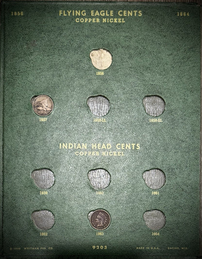 1857-1909 Flying Eagle Indian Head Cent Collection 29 Coins Starter Set Whitman2