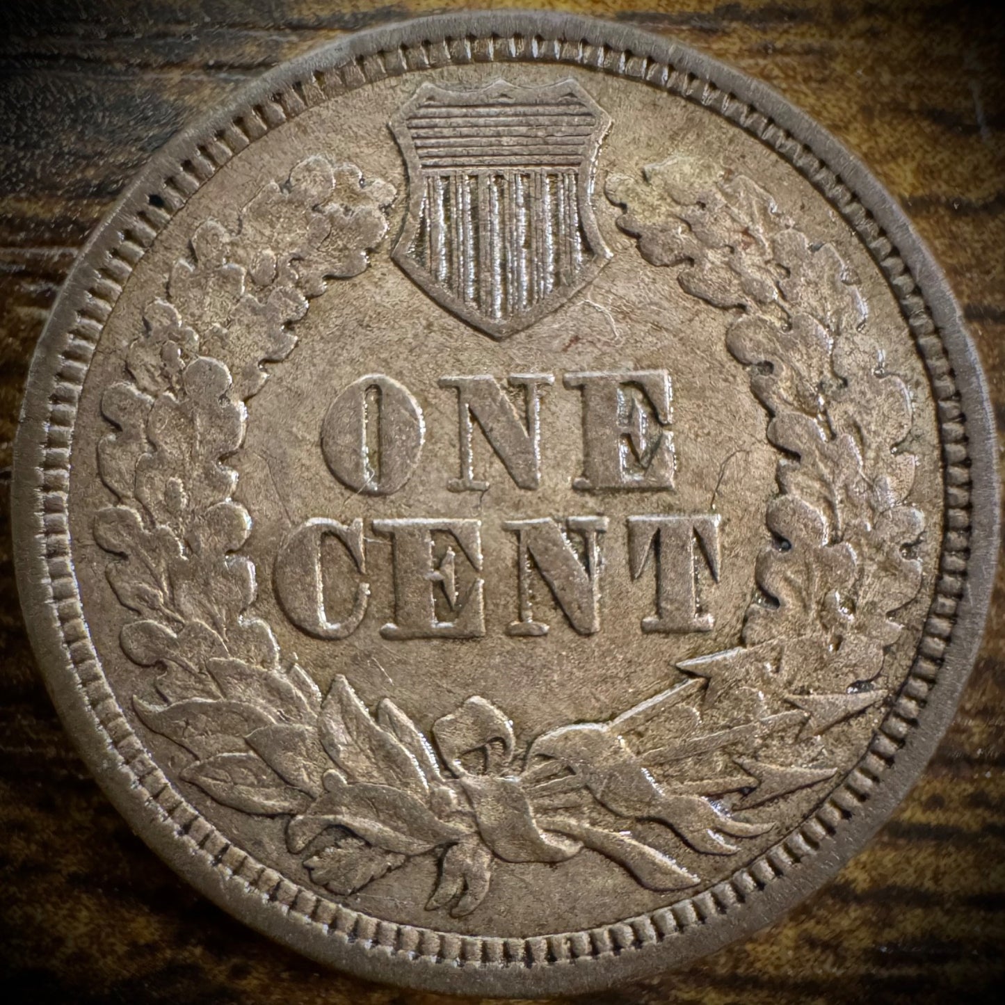 1862 Indian Head Cent Penny Copper-Nickel Coin Liberty AU ABOUT UNCIRCULATED1