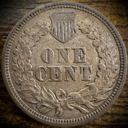 1862 Indian Head Cent Penny Copper-Nickel Coin Liberty AU ABOUT UNCIRCULATED1