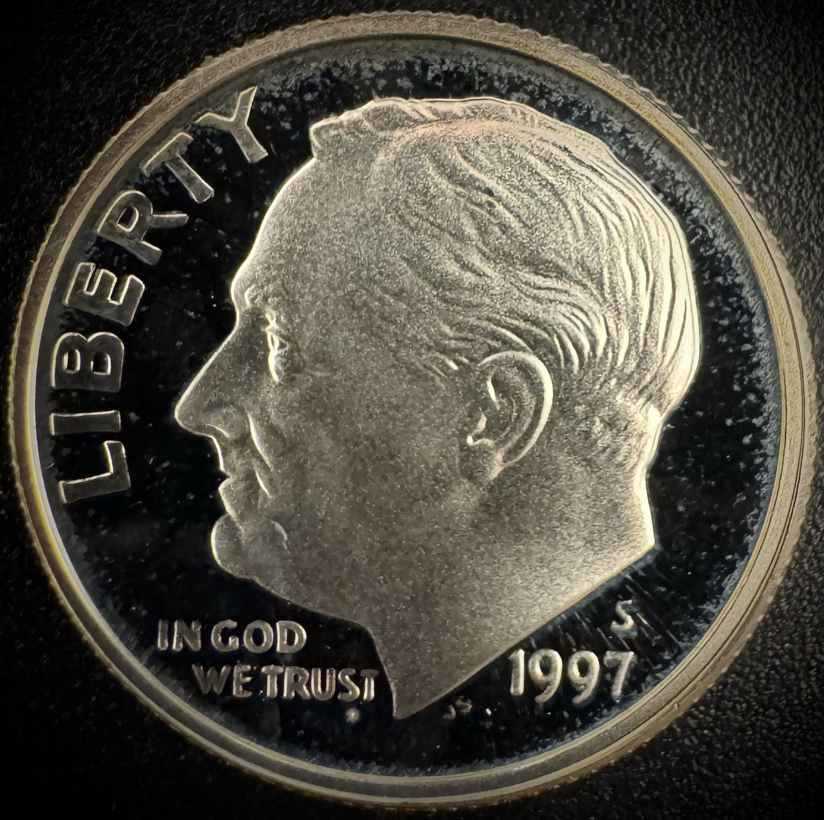 1997-S GEM PROOF Roosevelt Dime 10C SILVER DEEP ULTRA CAMEO Coin0