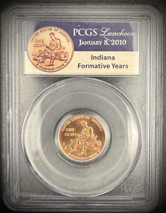2009-D Lincoln Cent PCGS Luncheon January 8, 2010 Indiana Formative Years SAMPLE0