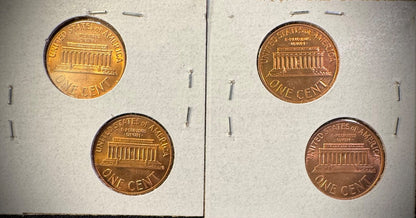 1968 P D S + S Lincoln Memorial Cent UNCIRCULATED + PROOF 4 Coin Lot1