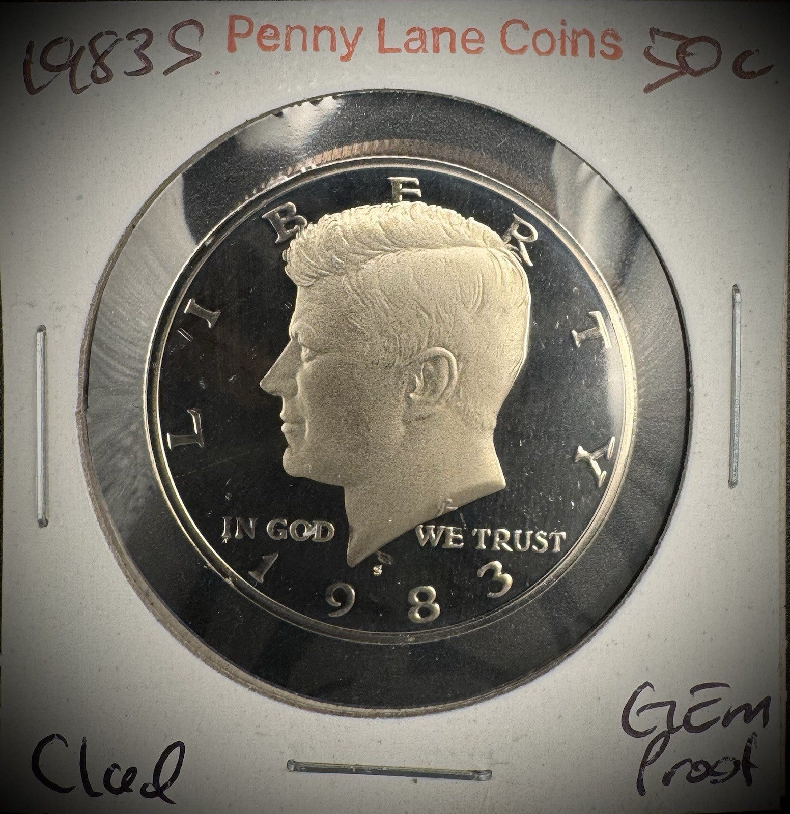 1980-1989 S Kennedy Half Dollar GEM PROOF DEEP ULTRA CAMEO Set Lot Of 10 Coins8