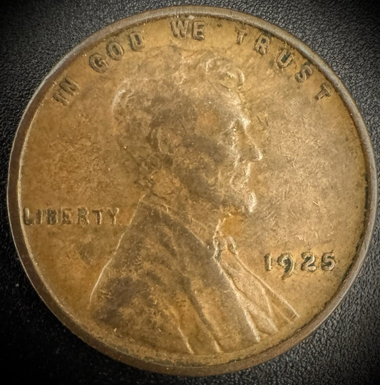 1925 Lincoln Wheat Penny Cent XF0