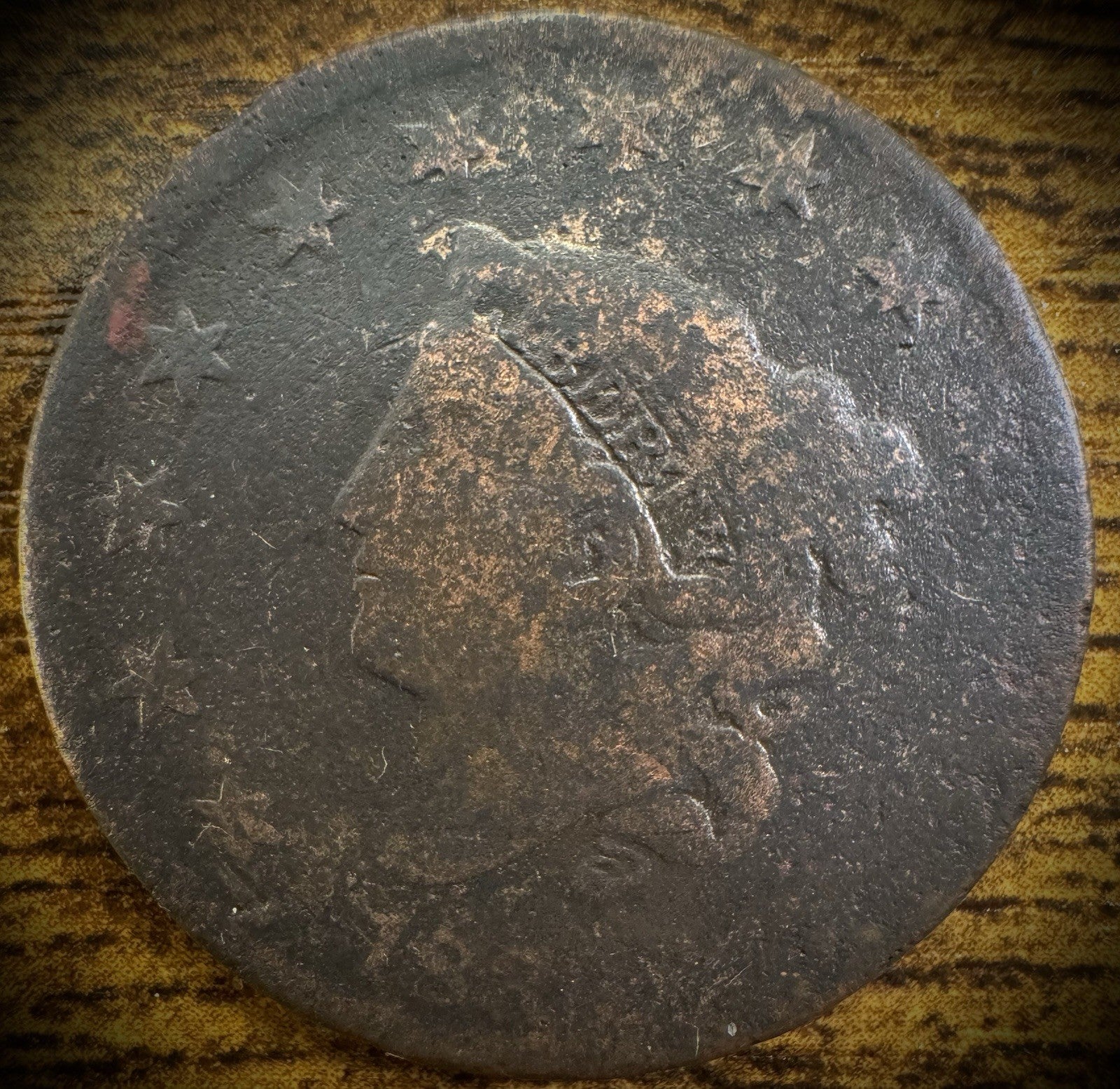 1838 Large Cent Coronet Head Matron Style0