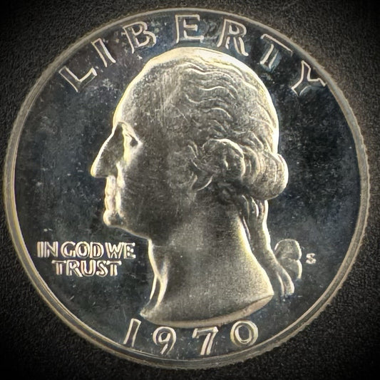 1970-S Washington Quarter PROOF Clad Coin0