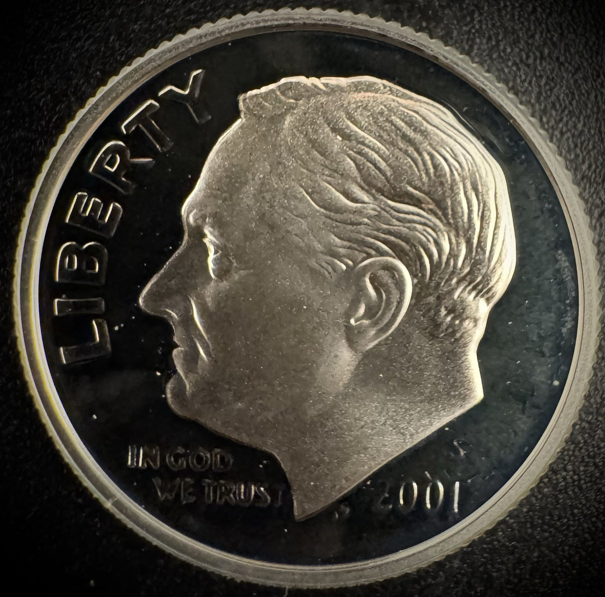 2001-S GEM PROOF Roosevelt Dime 10C SILVER DEEP ULTRA CAMEO Coin0