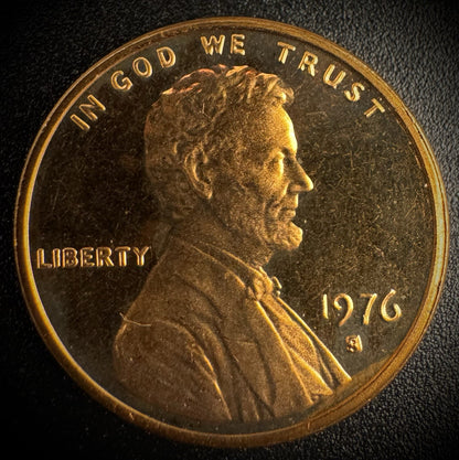 1976-S Lincoln Memorial Cent PROOF Coin0
