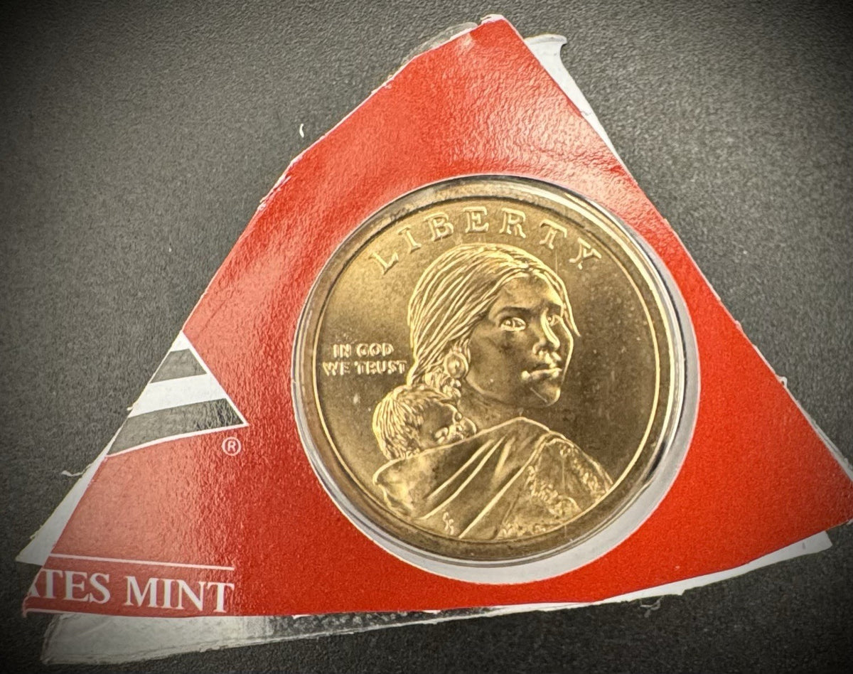 2010 P D Satin Finish Sacagawea Dollar 2 Coin Lot From US Mint Uncirculated Set4