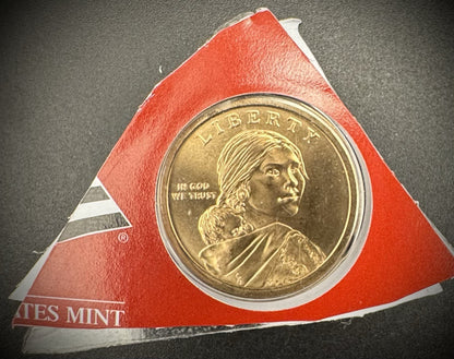 2010 P D Satin Finish Sacagawea Dollar 2 Coin Lot From US Mint Uncirculated Set4