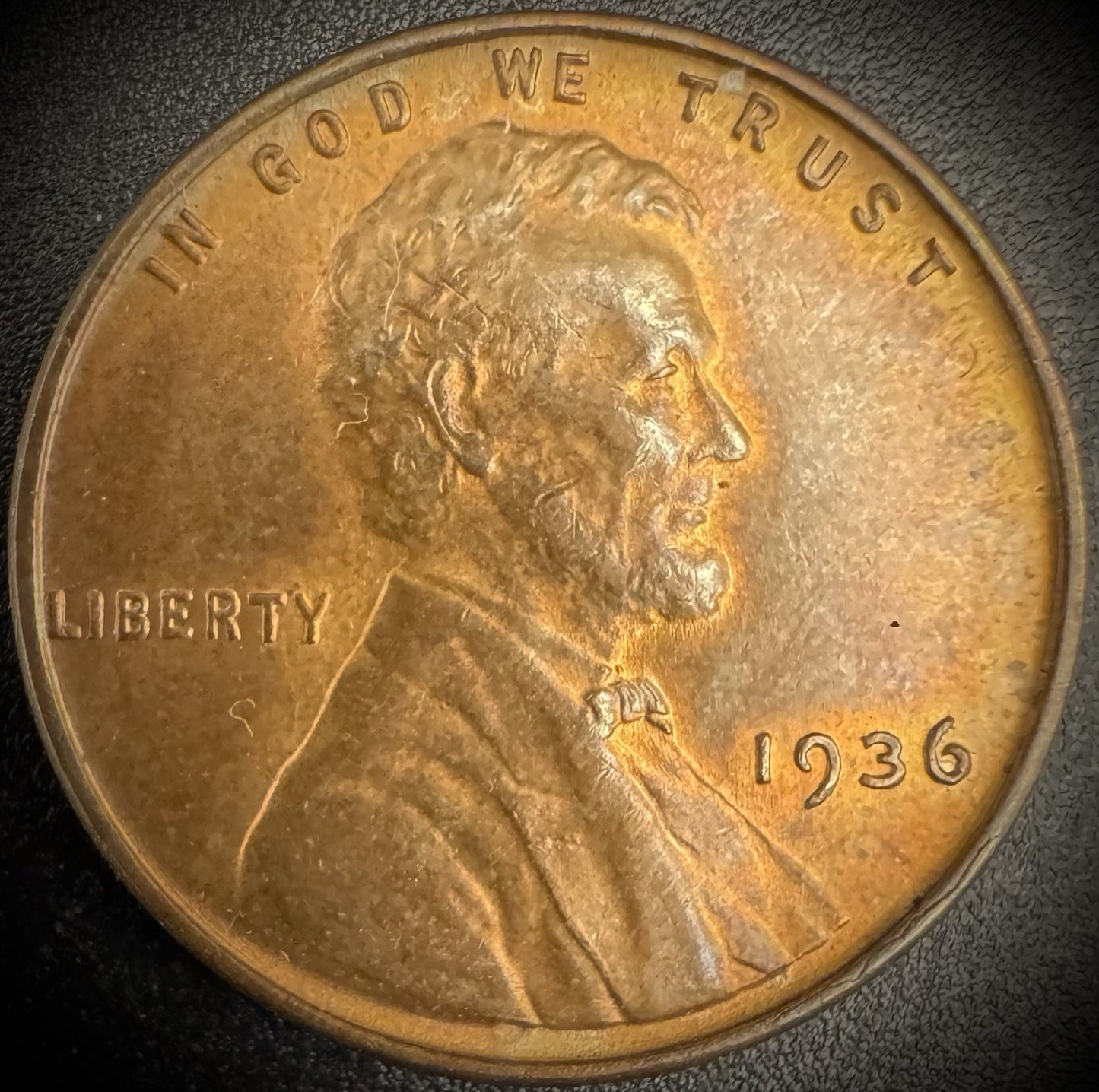 1936 Lincoln Wheat Cent Penny0