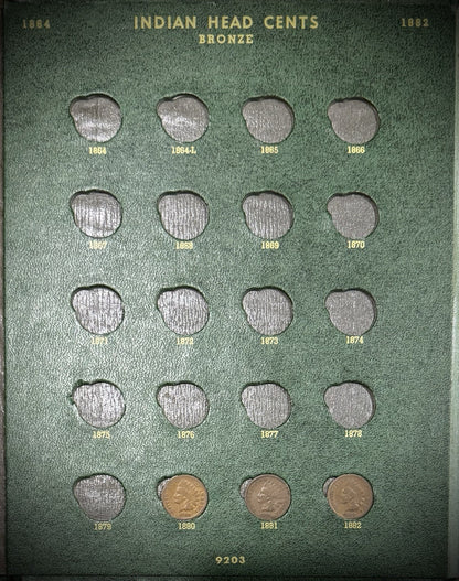 1857-1909 Flying Eagle Indian Head Cent Collection 29 Coins Starter Set Whitman3