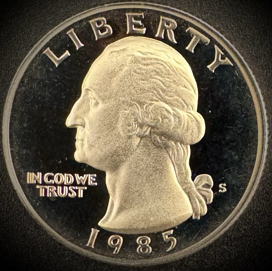 1984-S Washington Quarter PROOF Clad Coin0