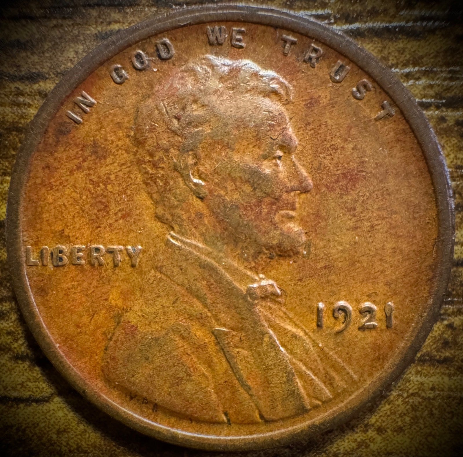1921 Lincoln Wheat Cent Penny XF0
