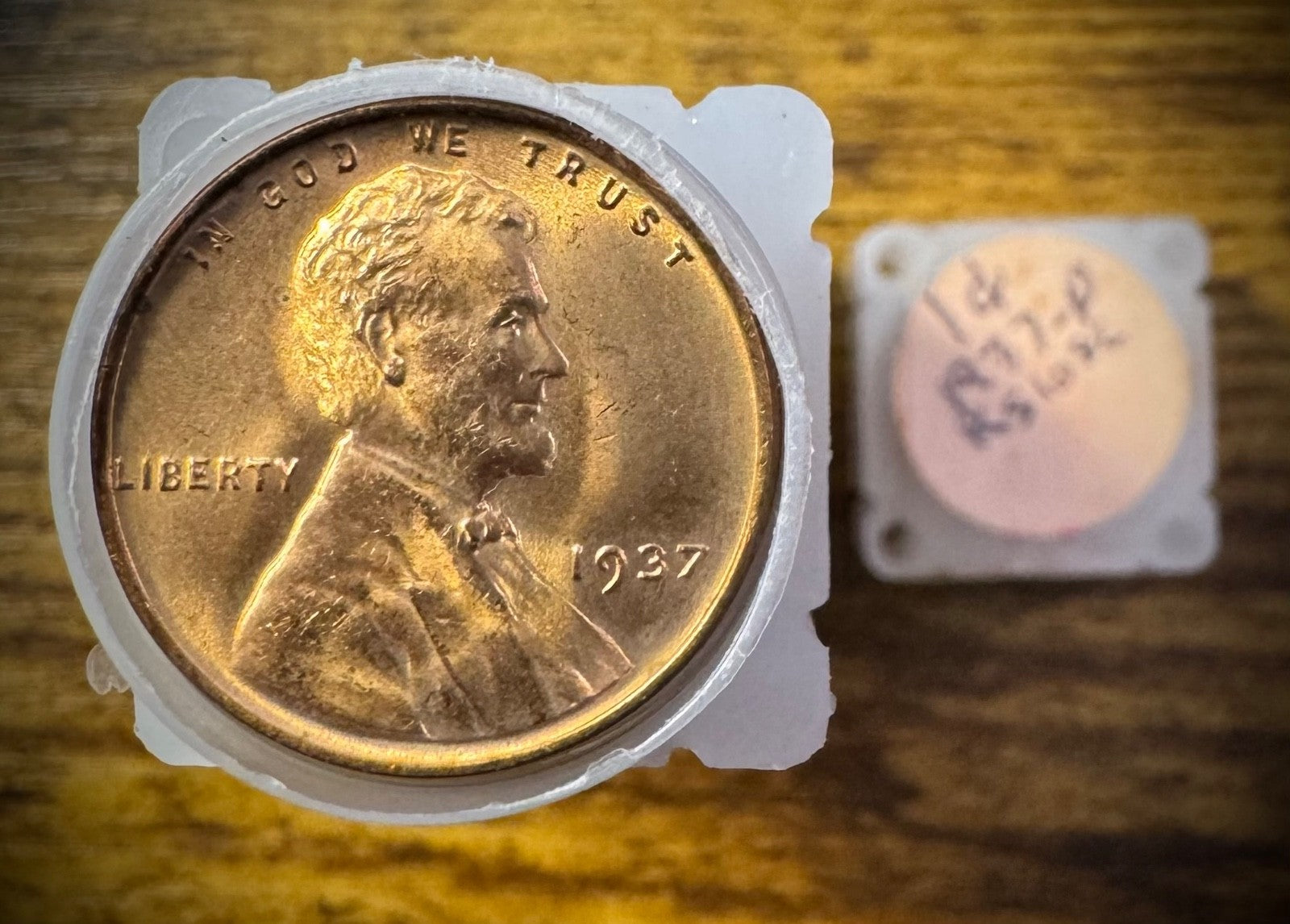 1937 Lincoln Wheat Cent Red-RB Toners Uncirculated Roll Of 50 Coins6