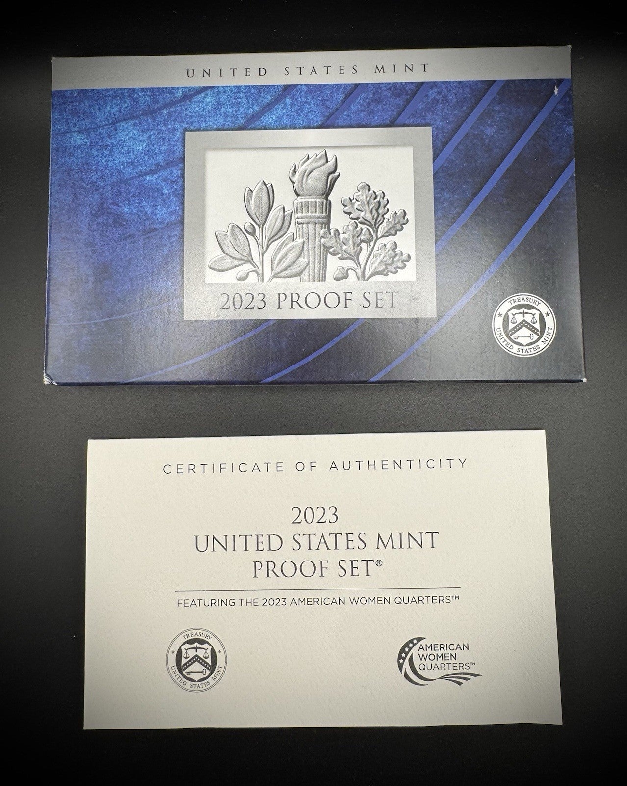 2023-S American Women Quarter GEM PROOF Clad 5 Coin Set w 2023 US MINT Box COA2