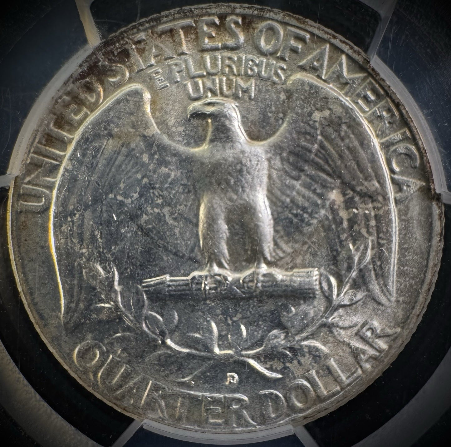 1963-D Silver Washington Quarter PCGS MS66 TONED1