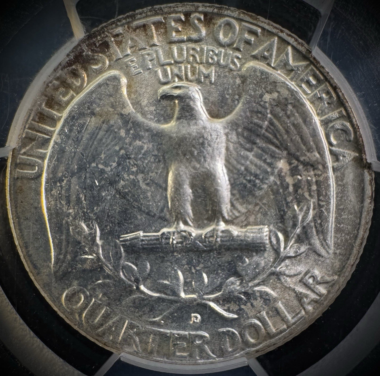 1963-D Silver Washington Quarter PCGS MS66 TONED1
