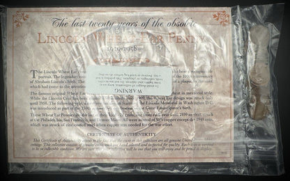 Last Twenty Years of the Obsolete Lincoln Wheat-Ear Penny 1939-1958 20 Coin Set1