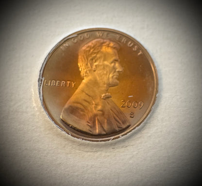 2009-S Lincoln Bicentennial Cent Penny PROOF Coin Set GORGEOUS Naturally Toned6