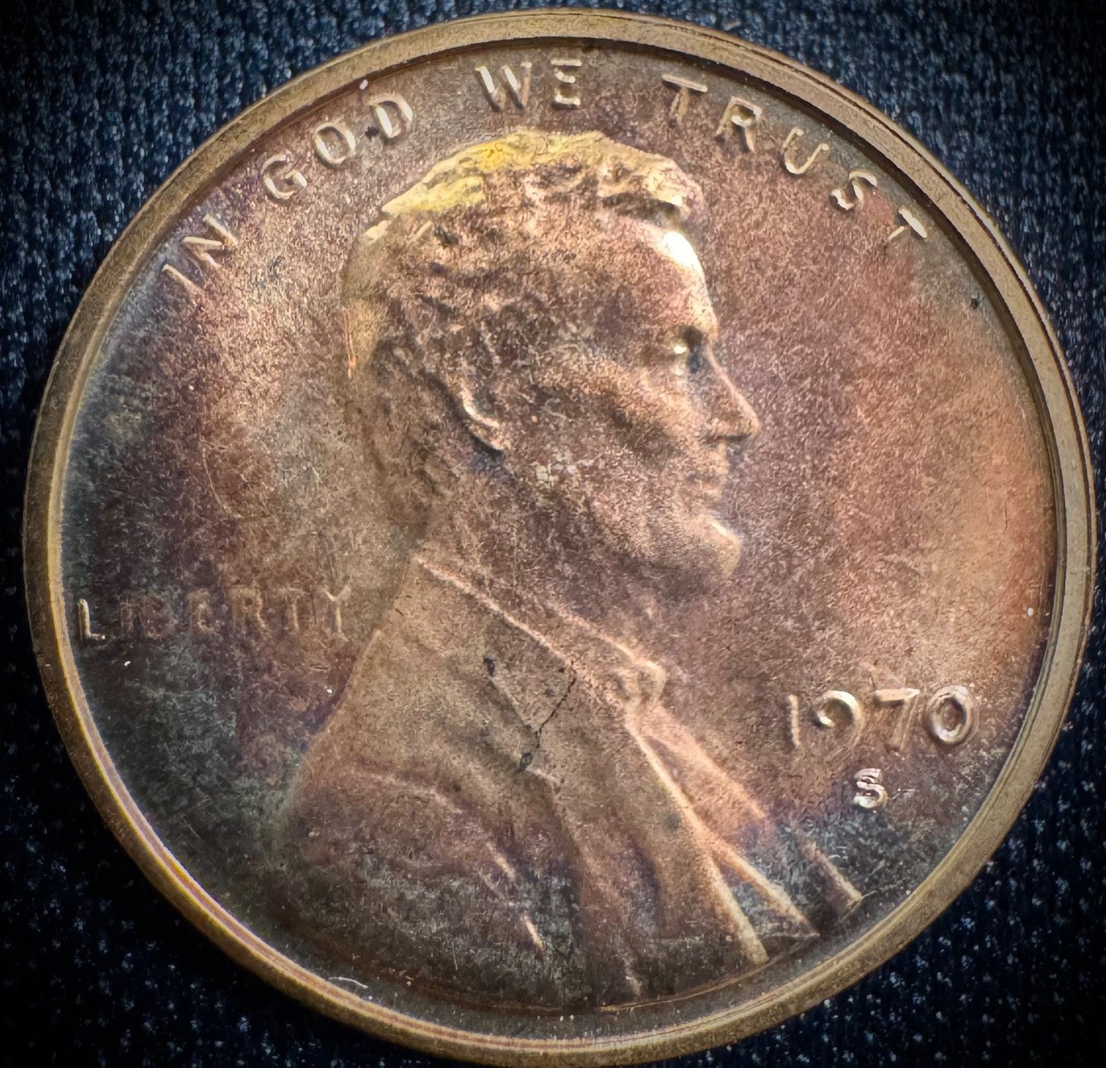 1970-S Lincoln Memorial Cent SMALL DATE2