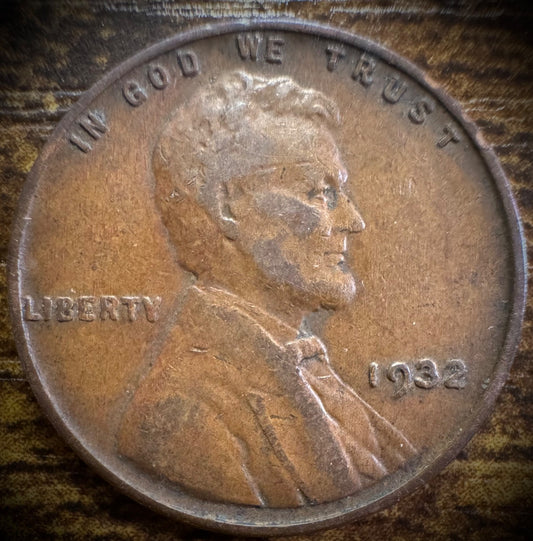 1932 Lincoln Wheat Penny Cent LOW MINTAGE #10